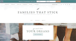 Desktop Screenshot of familiesthatstick.net